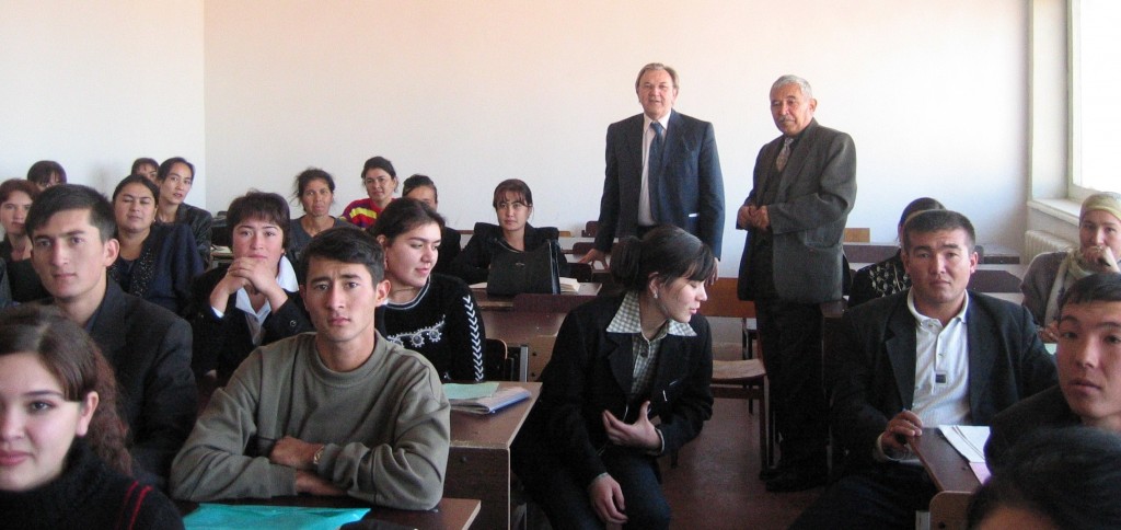 Özbekistan Milli Üniversitesi'nde - Taşkent 2003